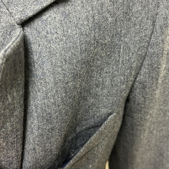 Vintage Women’s Saville | Wool Suit Jacket/Blazer Blue Gray Size 6 Made … - Picture 3 of 12